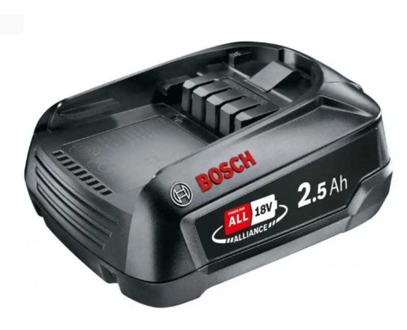 Akumulators Bosch 18 V litija jonu akumulators 2,5 Ah 1600A005B0