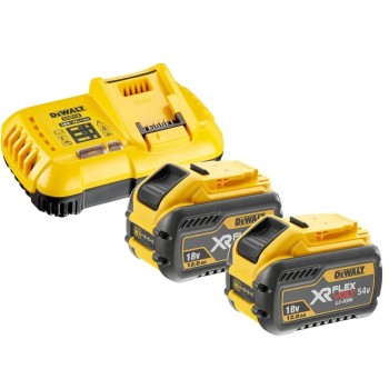 Akumuliatorių Įkroviklis DeWALT 8A 2x akumuliatorių komplektas 18/54 V XR FLEXVOLT 12.0 Ah DCB118Y2