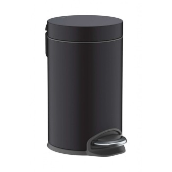 Atkritumu tvertne Hansgrohe AddStoris, 3 l, Soft Close vāks, matēti melna 41775670