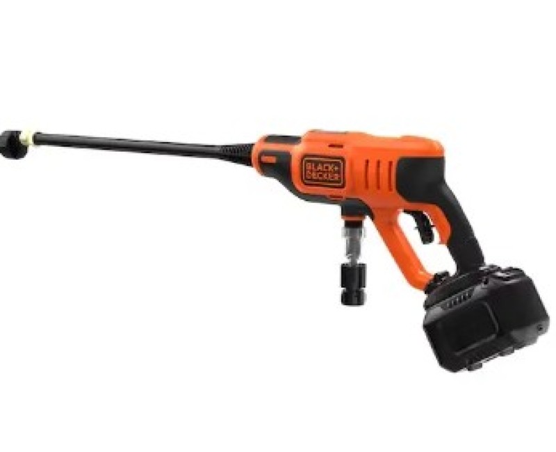 Augstspiediena mazgātājs BLACK+DECKER 18 V BEZVADA  24 Bar, 1 x 2,0 Ah akumulators, lādētājs BCPC18D1-QW