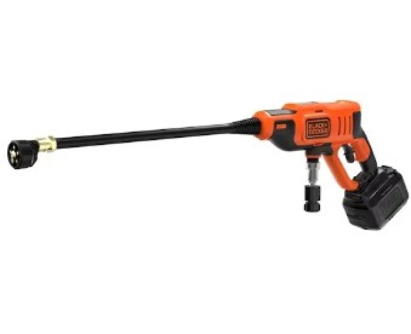 Augstspiediena mazgātājs BLACK+DECKER 18 V BEZVADA  24 Bar, 1 x 2,0 Ah akumulators, lādētājs BCPC18D1-QW