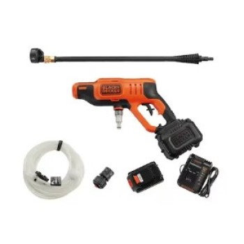 Augstspiediena mazgātājs BLACK+DECKER 18 V BEZVADA  24 Bar, 1 x 2,0 Ah akumulators, lādētājs BCPC18D1-QW