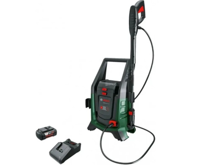 Augstspiediena mazgātājs Bosch 36 V, 100 Bar, 1 x 4,0 Ah akumulators, lādētājs 06008C7002