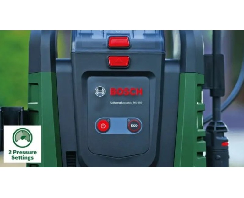 Augstspiediena mazgātājs Bosch 36 V 100 Bar, bez akumulatora un lādētāja 06008C7003