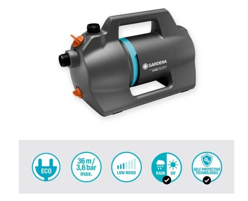 Dārza sūknis Gardena 4100 Silent, ar piederumiem, 550W 970641901