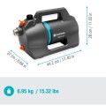 Садовый насос Gardena 4200 Silent, с принадлежностями, 600 Вт, артикул 970644701