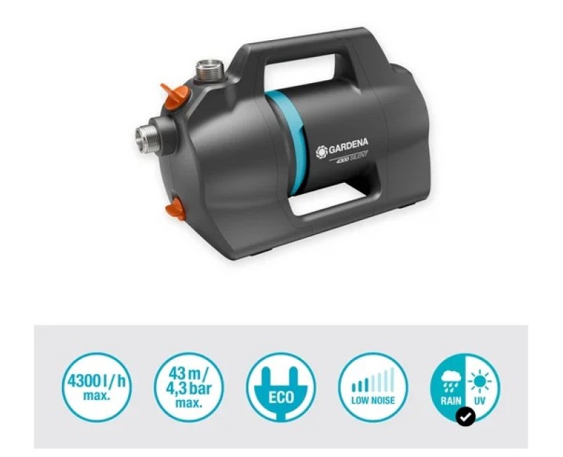 Sodo siurblys Gardena 4300 Silent, 650 W 9056-20, 970644901