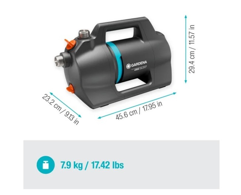 Sodo siurblys Gardena 4300 Silent, 650 W 9056-20, 970644901