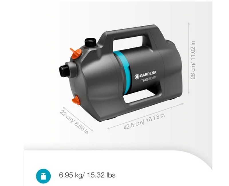 Dārza sūknis Gardena 5000 Silent, 550W, 970829401