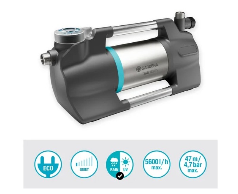 Iegremdējamais (Dernāžas) sūknis Gardena 5600 Silent+ 900W 970645101