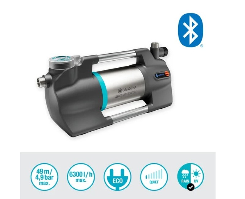 Dārza sūknis Gardena 6300 SilentComfort, Bluetooth, 1050W 970645301