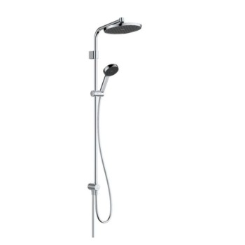 Dušas komplekts Hansgrohe Activera S D 24 cm, 2 plūsmas, EcoSmart, hroms 28074000