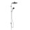 Dušas komplekts Hansgrohe Activera S D 24 cm, 2 plūsmas, EcoSmart, hroms 28074000