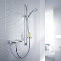 Dušo komplektas Hansgrohe Croma 100 su termostatu, 3 srovės, 90 cm stovas, chromas 27085000