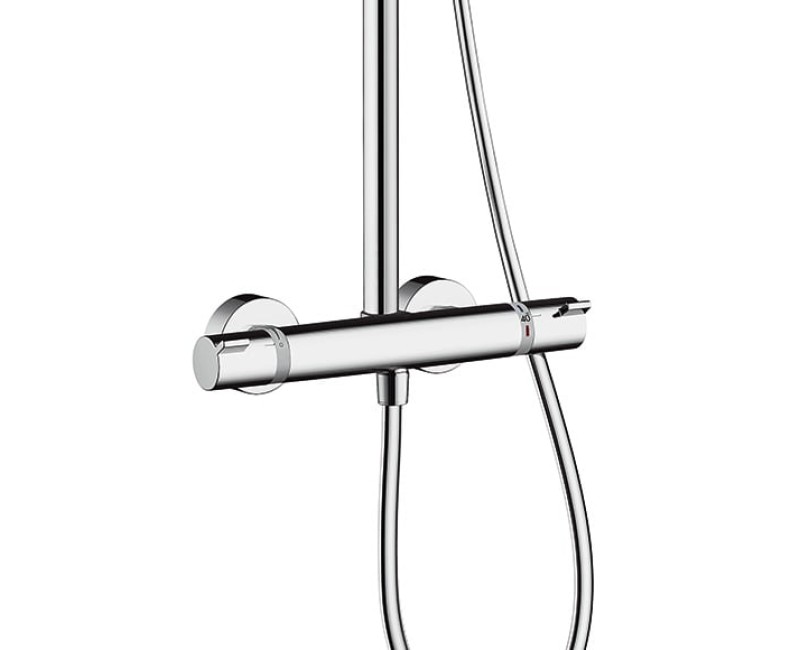 Душевая система Hansgrohe Croma Select S SemiPipe Multi с термостатом, белый/хром 27247400