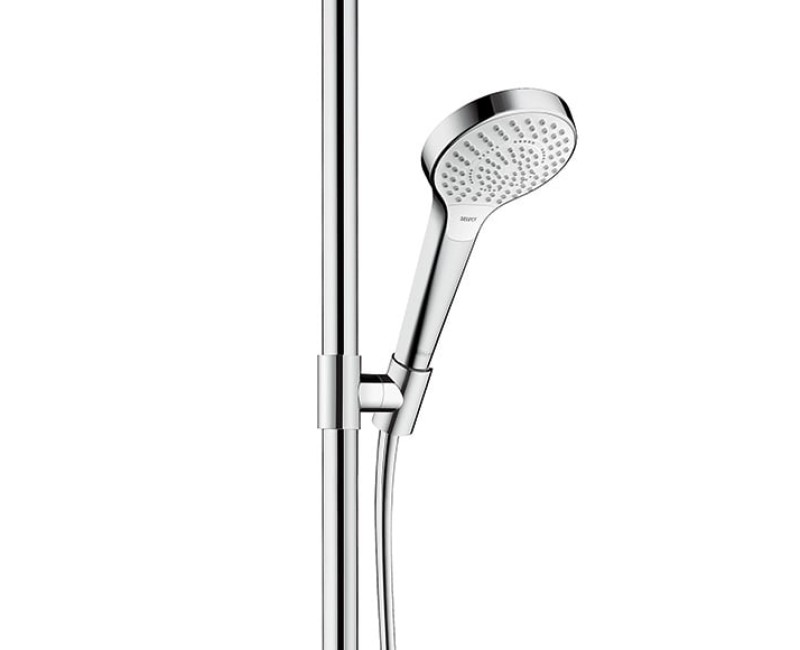 Душевая система Hansgrohe Croma Select S SemiPipe Multi с термостатом, белый/хром 27247400