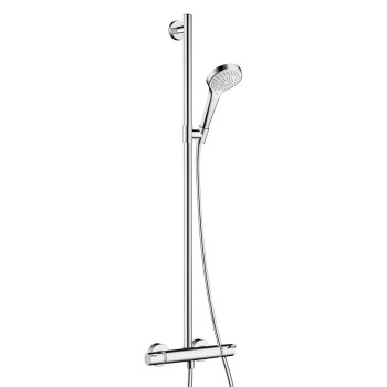 Душевая система Hansgrohe Croma Select S SemiPipe Multi с термостатом, белый/хром 27247400