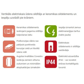 Elektriskais ūdens sildītājs (Boilers) DRAŽICE OKCE 100 vertikāls
