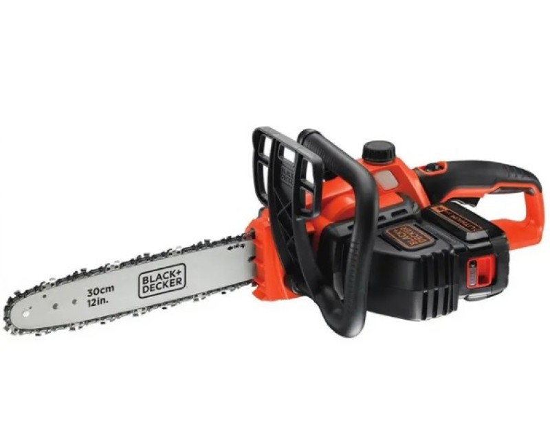 Motorzāģis BLACK+DECKER 36 V akumulatora 30 cm, 1 x 2,0 Ah akumulators, lādētājs GKC3630L20-QW