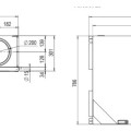 Rekuperators AIROBOT-L5-PRO-ERV 500 m3/h 139l/s ar mitruma atgūšanu, (Montāža pie giestiem)  Balts