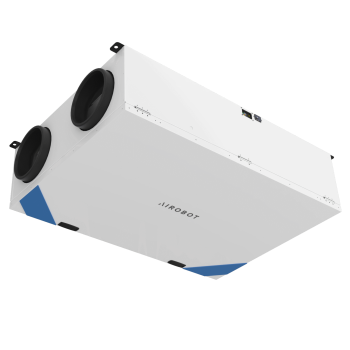 Rekuperators AIROBOT-L5-PRO-ERV 500 m3/h 139l/s ar mitruma atgūšanu, (Montāža pie giestiem)  Balts