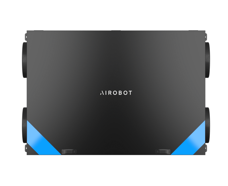 Рекуператор AIROBOT-L5-PRO-ERV 500 м³/ч 139 л/с с рекуперацией влаги (потолочный монтаж), черный.