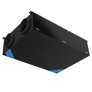 Rekuperators AIROBOT-L5-PRO-ERV 500 m3/h 139l/s ar mitruma atgūšanu, (Montāža pie giestiem)  Melns