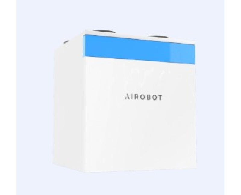 Rekuperatorius AIROBOT-V3-PRO-ERV 309 m3/h 86 l/s su drėgmės atgavimo funkcija (montavimas ant sienos) Baltas