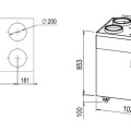 Rekuperators AIROBOT-V8-PRO-ERV Up to 750 m3/h 208 l/s ar mitruma atgūšanu (Montāža pie sienas)  Melns