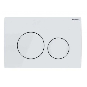 Tualetes poda komplekts Geberit Duofix rāmis ar podu Kielle Oudee Rimless, SoftClose vāku, Balta poga Delta20