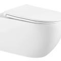 Комплект Kielle Genesis рама с унитазом Klielle Gaia Rimless, крышкой SoftClose и хромированной кнопкой Gemini New I 30528SS11