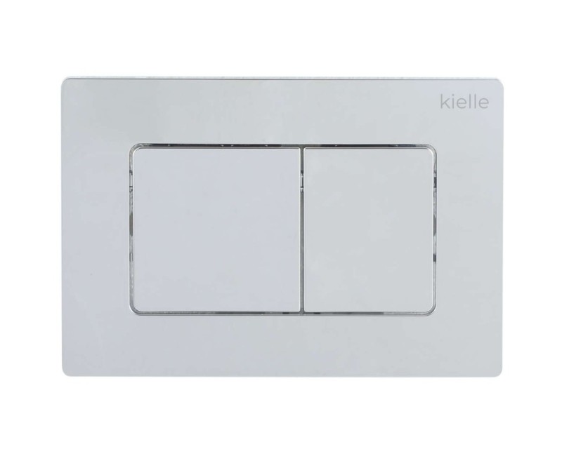 Tualetes poda komplekts Kielle Genesis Rāmis ar Klielle Gaia Rimless podu, SoftClose vāku un Gemini New III Hromētu pogu 30528SS89