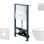 Комплект Kielle Genesis рама с унитазом Klielle Oudee Vortex Rimless+, крышкой SoftClose и хромированной кнопкой Gemini New I 30528SS20