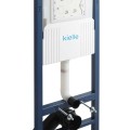 Tualetes poda komplekts Kielle Genesis Rāmis ar Klielle Oudee Vortex Rimless+ podu, SoftClose vāku un Gemini New III Hromētu Pogu 30528SS62