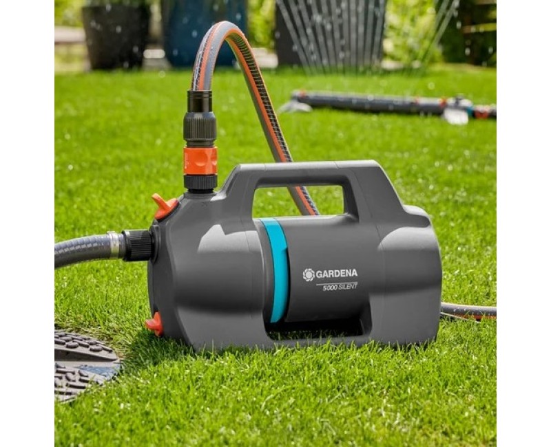 Насос водоснабжения Gardena 5000 Silent, с принадлежностями, 550 Вт, артикул 970829801