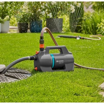 Насос водоснабжения Gardena 5200 Silent, с принадлежностями, 600 Вт, артикул 970830301