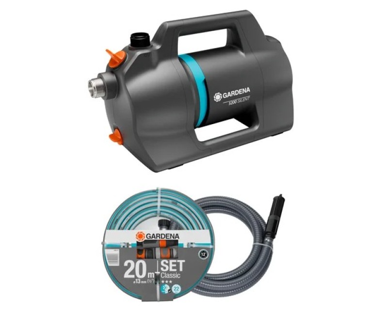 Ūdens apgādes sūknis Gardena 5200 Silent, ar piederumiem, 600W 970830301