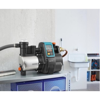 Насос водоснабжения Gardena 6000/6E LCD, нержавеющая сталь, 1300 Вт, 967296501