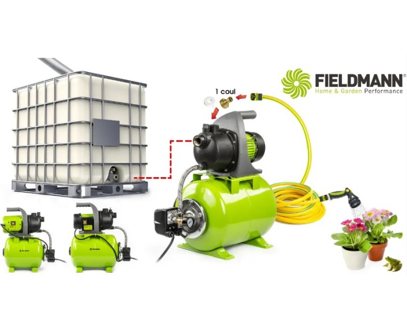 Ūdens sūknis ar hidroforu Fieldmann FVC 8510 EC  900W