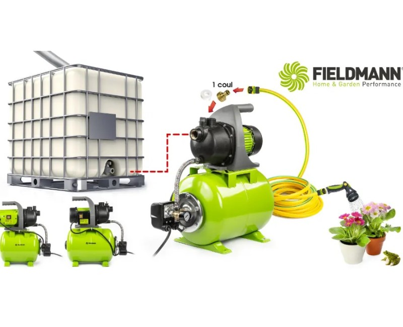 Ūdens sūknis ar hidroforu Fieldmann FVC 8550 EC  900W