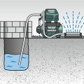 Ūdens sūknis ar hidroforu Metabo 1100W, 24L 600970000