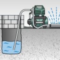 Ūdens sūknis ar hidroforu Metabo 1300W, 24L 600975000