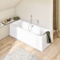 Vanna  Villeroy & Boch vanna Oberon Duo,  Quaryl® 1900x900 mm, ar kājām, balta