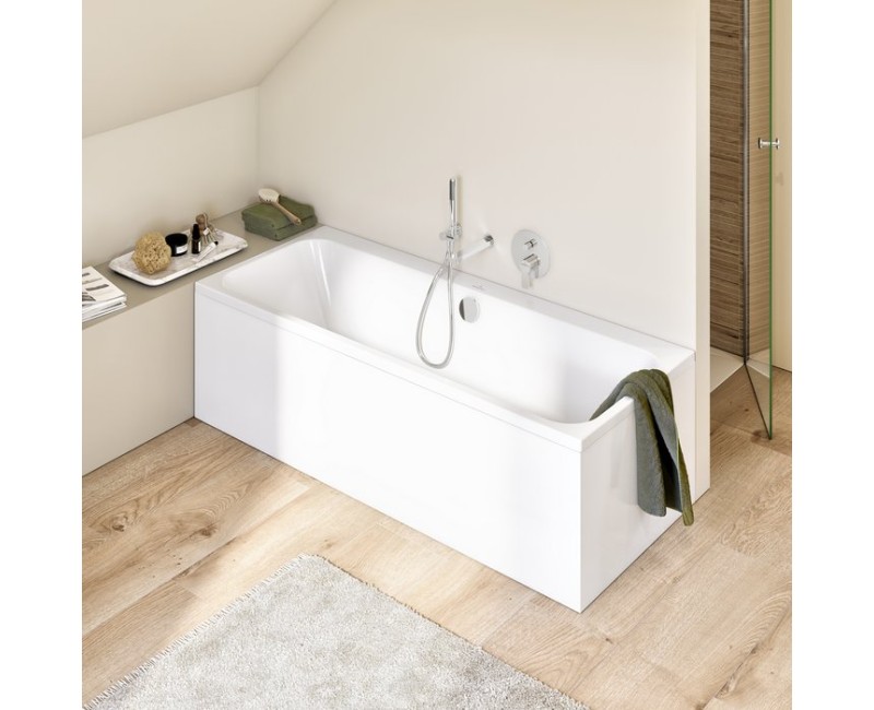 Vanna  Villeroy & Boch vanna Oberon Duo,  Quaryl® 1900x900 mm, ar kājām, balta