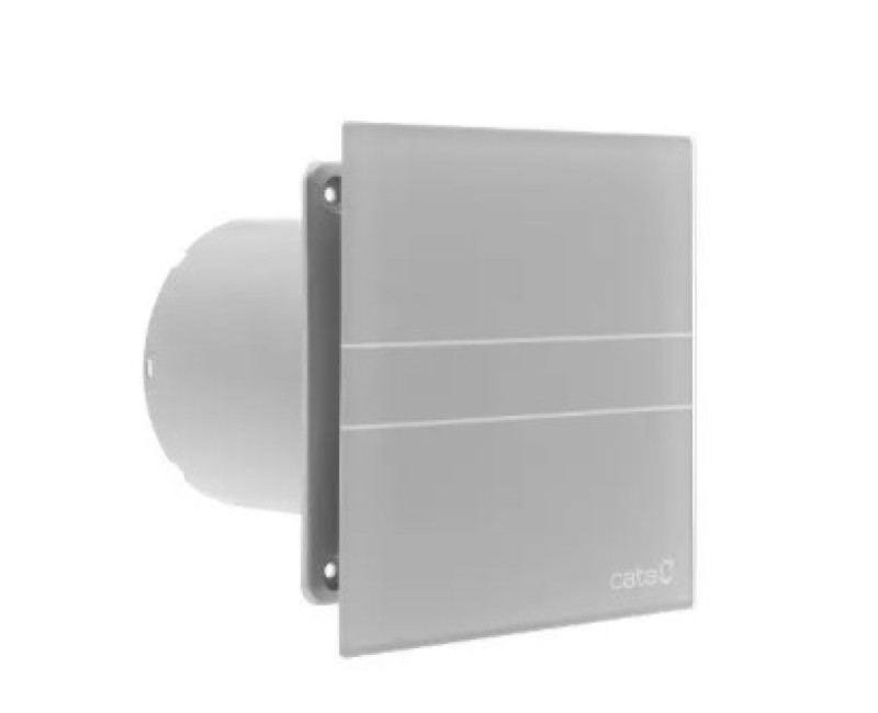 Ventiliatorius Sapho Cata E-100 GST ašinis su laikmačiu, 8 W, 100 mm, sidabras 00900500