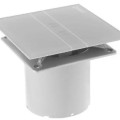 Ventilators Sapho Cata E-100 GSTH aksiāls ar automātisko vadību, 8 W, 100 mm, sudrabs 00900600