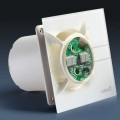 Ventilators Sapho Cata E aksiālais ar automātisko vadību E-120 GTH, 6 W/11 W, 120 mm, balts 00901200