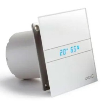 Ventilators Sapho Cata E aksiālais ar automātisko vadību E-120 GTH, 6 W/11 W, 120 mm, balts 00901200