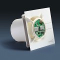 Ventilators Sapho Sapho Cata E  aksiālais  ar automātisko vadību E-100 GTH, 8 W, 100 mm, balts 00900200
