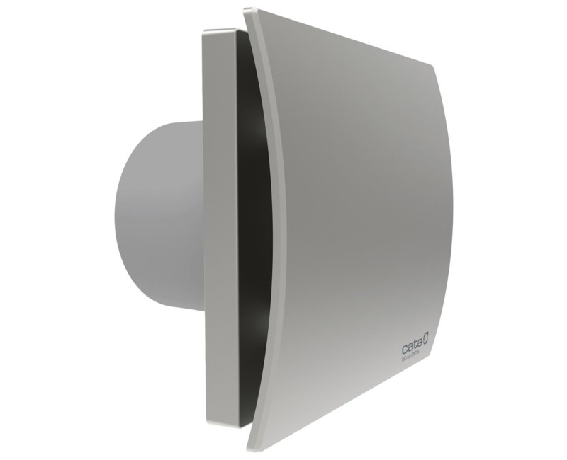 Ventilators Sapho SILENTIS UC 10 TIMER ar taimeri, 8W, 100mm, sudrabs 01221100
